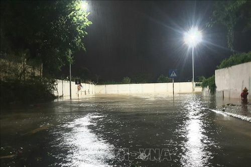 Hà Nội: Mưa lớn ngập úng nhiều nơi, cây gãy đổ tiềm ẩn nguy hiểm