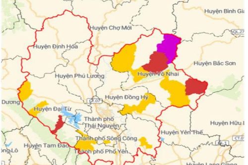 Những khu vực có nguy cơ cao xảy ra lũ quét, sạt lở đất tại Thái Nguyên