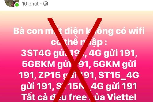 Tin giả về cách khôi phục mạng khi mất Wi-Fi