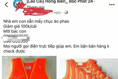 Cần lên án hành vi tăng giá áo phao cứu hộ trong mùa mưa bão