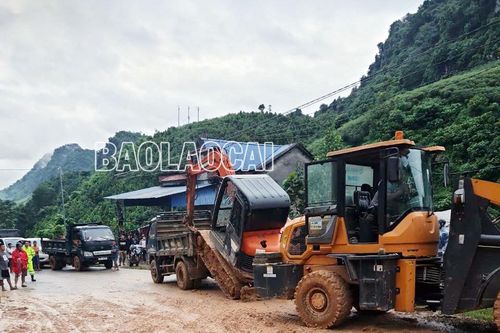 Đã thông tuyến Quốc lộ 70 đoạn Lào Cai - Bảo Yên