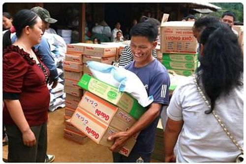 Triệu trái tim hướng về đồng bào vùng lũ Nguyên Bình