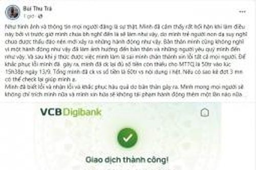Con gái Huấn Hoa Hồng xin lỗi vì 'phông bạt', nói chuyển thêm 50 triệu để ủng hộ đồng bào
