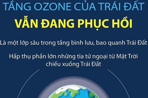 Tầng Ozone Trái đất đang dần phục hồi