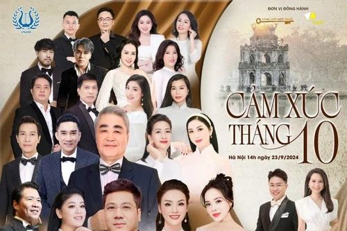 'Cảm xúc tháng 10' quy tụ nhiều giọng ca nổi tiếng