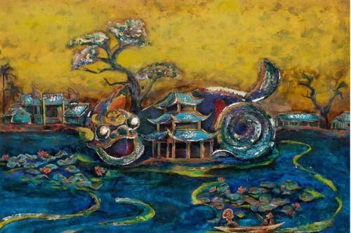 'Dấu thiêng' - triển lãm tranh sơn mài ấn tượng của họa sĩ trẻ Chu Nhật Quang