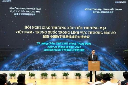 Xúc tiến hợp tác giữa Việt Nam-Trung Quốc trong lĩnh vực thương mại số