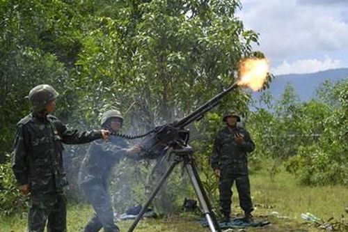 An Giang: Hoàn thành diễn tập khu vực phòng thủ thị xã Tịnh Biên