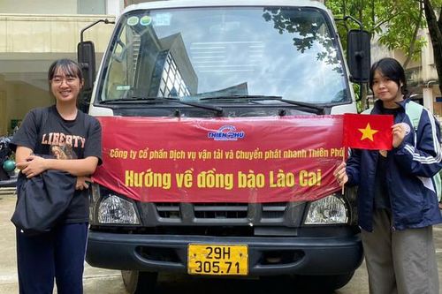 Sinh viên chung tay hỗ trợ bà con bị ảnh hưởng do cơn bão số 3 tại Lào Cai