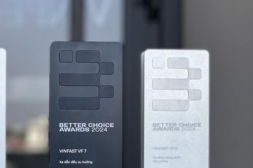 Bộ đôi xe điện VinFast khuynh đảo tại giải thưởng tại Better choice awards 2024
