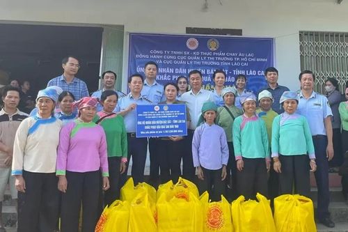 Hỗ trợ 35 tấn hàng giúp nhân dân huyện Bát Xát, Lào Cai khắc phục hậu quả bão Yagi