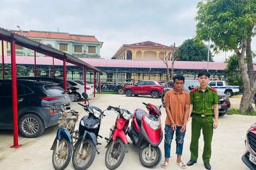 Bắt giữ đối tượng 4 ngày gây ra 4 vụ trộm cắp xe máy