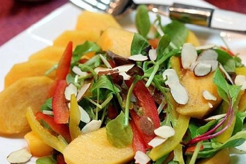 Bất ngờ với những món ngon bổ dưỡng mix với quả hồng giòn, cách làm hồng giòn hết sạch vị chát