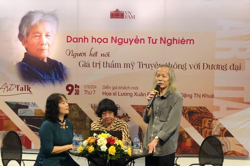 Danh họa Nguyễn Tư Nghiêm: Người kết nối giá trị thẩm mỹ truyền thống với đương đại