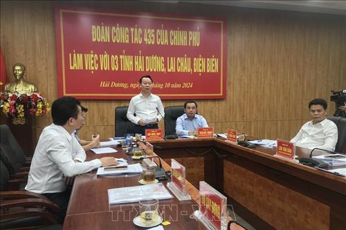 Đoàn công tác 435 của Chính phủ làm việc với Hải Dương, Điện Biên và Lai Châu
