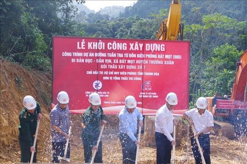 Thanh Hóa: Khởi công xây dựng công trình Đường tuần tra biên giới