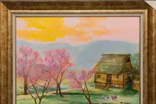 Nghệ sĩ nhân dân Trà Giang triển lãm tranh cá nhân ở tuổi 82
