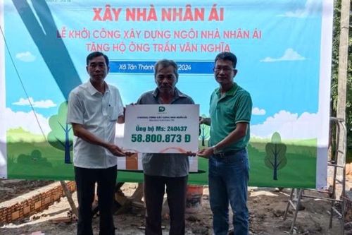 Báo Dân trí phối hợp tổ chức khởi công xây dựng 'Nhà nhân ái' từ kinh phí đóng góp của bạn đọc