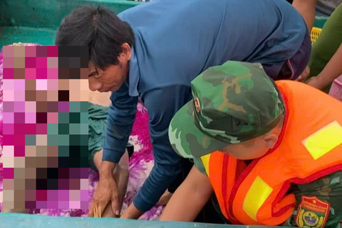Đồn Biên phòng Lình Huỳnh phối hợp tìm kiếm người mất tích trên biển