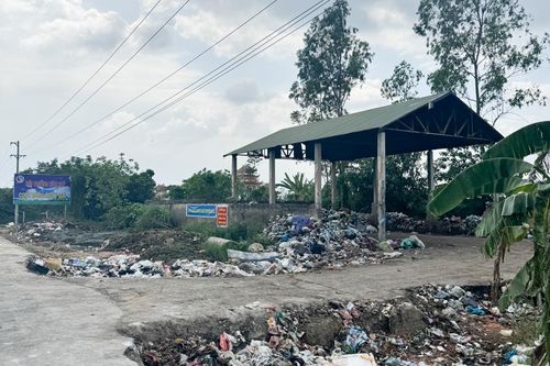 Ô nhiễm tại các điểm tập kết rác thải sinh hoạt ở huyện Ba Vì