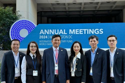 Agribank tham gia Đoàn công tác của NHNN dự Hội nghị thường niên IMF/WB năm 2024
