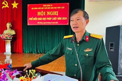 Phổ biến, giáo dục pháp luật tại Trung đoàn 726