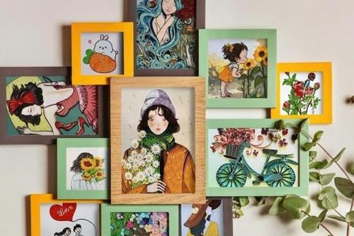 Cô gái ở Kon Tum 'vẽ' sắc màu cuộc sống bằng tranh giấy xoắn