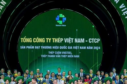 Tổng công ty Thép Việt Nam - CTCP: 3 sản phẩm được vinh danh Thương hiệu Quốc gia năm 2024
