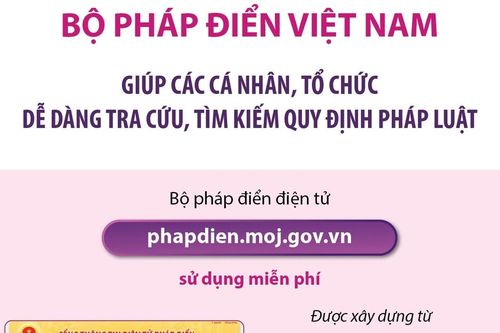Bộ Pháp điển Việt Nam giúp các cá nhân, tổ chức dễ dàng tra cứu, tìm kiếm quy định pháp luật