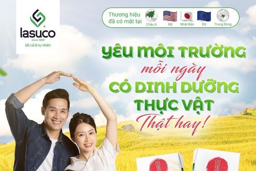 Lasuco trình làng dòng sản phẩm sữa gạo lứt bổ sung canxi tảo đỏ Ojita Plus