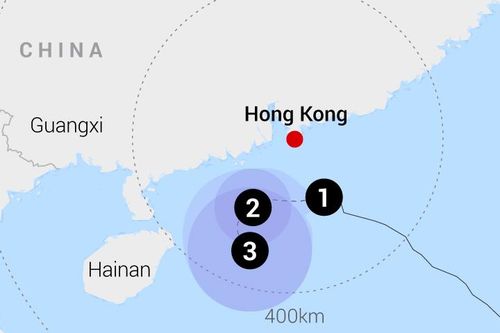 Hồng Kông (Trung Quốc) đóng cửa trường học và cơ sở kinh doanh do bão Toraji