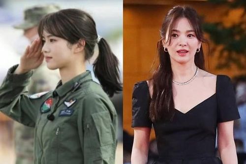 Nữ phi công lái máy bay quân sự là 'bản sao' Song Hye Kyo