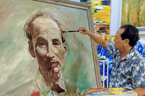 Bức ảnh Bác Hồ