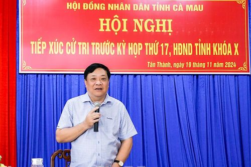 Ghi nhận ý kiến cử tri trước kỳ họp thứ 17, HĐND tỉnh Cà Mau khóa X