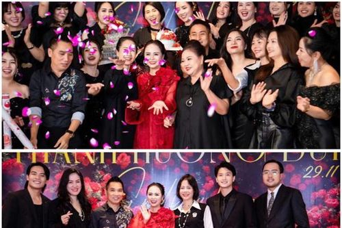 Diễn viên Huỳnh Anh điển trai trong tiệc sinh nhật Nữ hoàng hoa hồng