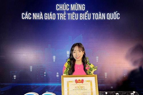Nhà giáo trẻ Trần Thị Diểm Kiều tâm huyết với sự nghiệp 'trồng người'