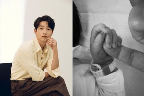 Tài tử Song Joong Ki khoe ảnh, đón con gái thứ hai mới chào đời