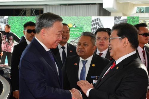 Tổng Bí thư Tô Lâm hội kiến với Chủ tịch Hạ viện Malaysia