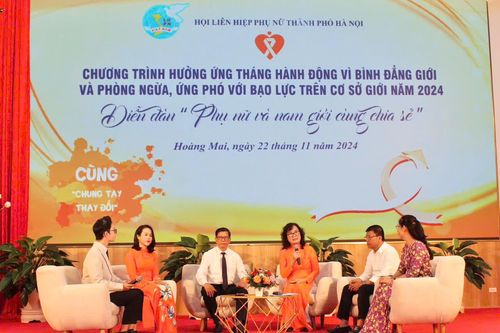Chung tay thu hẹp khoảng cách giới, xóa bỏ bạo lực trên cơ sở giới