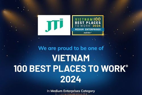 JTI Việt Nam tiếp tục tỏa sáng trong bảng xếp hạng 100 nơi làm việc tốt nhất của Anphabe