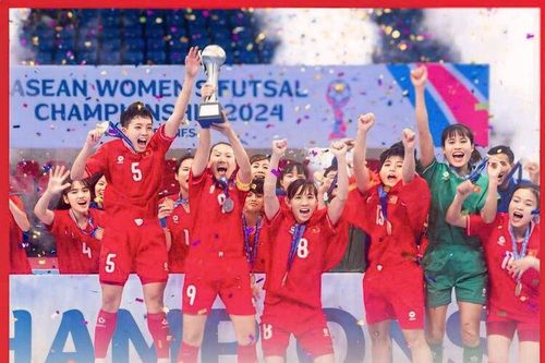 ĐT futsal nữ Việt Nam vỡ òa với chức vô địch Đông Nam Á