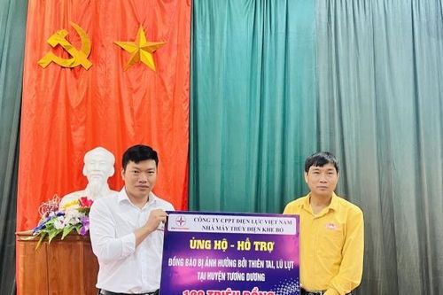 Nhà máy thủy điện Khe Bố tích cực thực hiện công tác an sinh xã hội