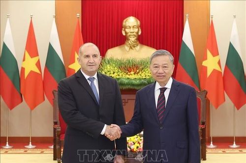 Tổng Bí thư Tô Lâm tiếp Tổng thống Bulgari Rumen Radev