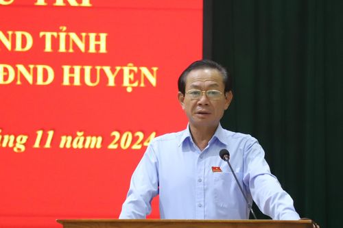 Đại biểu HĐND tỉnh tiếp xúc cử tri tại huyện Lâm Thao