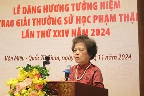 Trao Giải thưởng Sử học Phạm Thận Duật lần thứ XXIV năm 2024