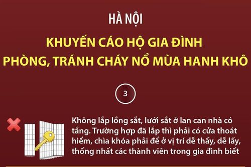 Hà Nội: Khuyến cáo các cơ quan, doanh nghiệp phòng, tránh cháy nổ mùa hanh khô