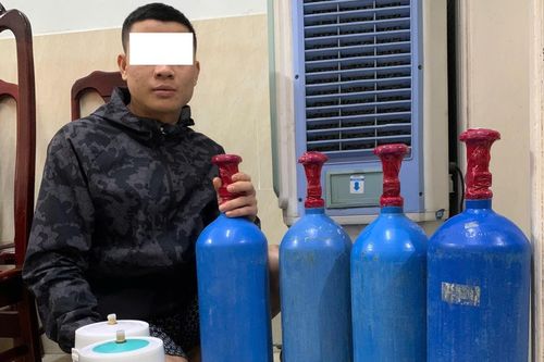 Lực lượng 911 Công an TP Đà Nẵng phát hiện, bắt giữ nhiều vụ vận chuyển khí cười