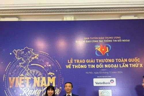 Sáng kiến Tủ sách tiếng Việt được vinh danh tại Giải thưởng toàn quốc về thông tin đối ngoại lần thứ X