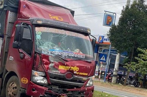 Đắk Lắk: va chạm với xe tải, hai vợ chồng tử vong