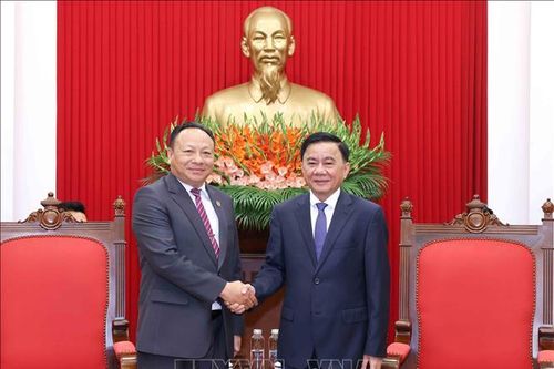 Thường trực Ban Bí thư Trần Cẩm Tú tiếp Đoàn đại biểu Trung ương Đoàn Thanh niên Nhân dân Cách mạng Lào